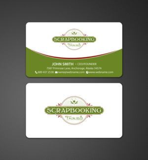 Business Card Design by chandrayaan.creative for Scrapbooking Fairies | Design: #13139759