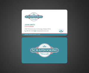 Business Card Design by chandrayaan.creative for Scrapbooking Fairies | Design: #13140406