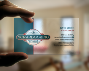 Business Card Design by chandrayaan.creative for Scrapbooking Fairies | Design: #13160754