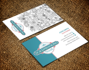 Business Card Design by chandrayaan.creative for Scrapbooking Fairies | Design: #13166816
