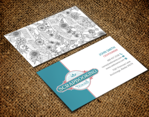 Business Card Design by chandrayaan.creative for Scrapbooking Fairies | Design #13174889