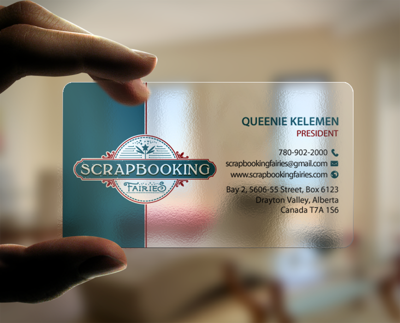 Business Card Design by chandrayaan.creative for Scrapbooking Fairies | Design #13191000