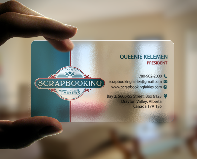Business Card Design by chandrayaan.creative for Scrapbooking Fairies | Design #13194439