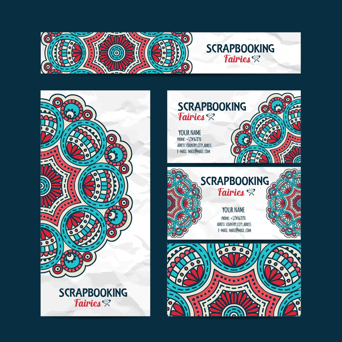Business Card Design by sakthihsr95 for Scrapbooking Fairies | Design #13248979