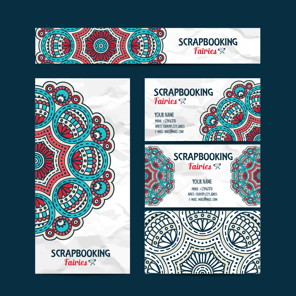 Business Card Design by sakthihsr95 for Scrapbooking Fairies | Design #13248980