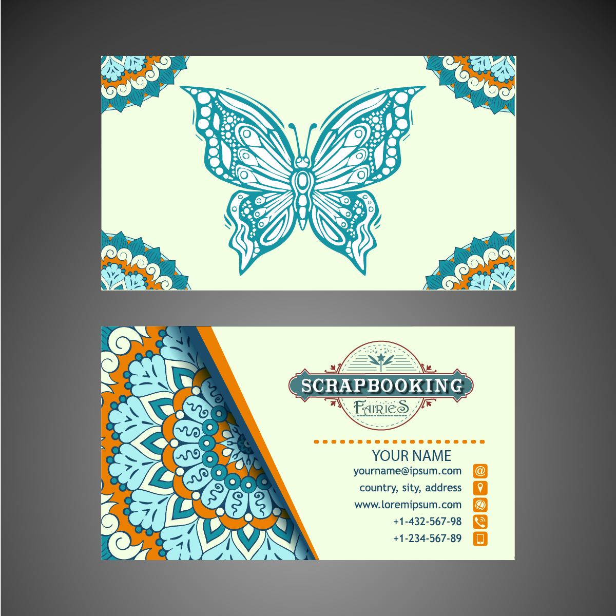 Business Card Design by sakthihsr95 for Scrapbooking Fairies | Design #13287985