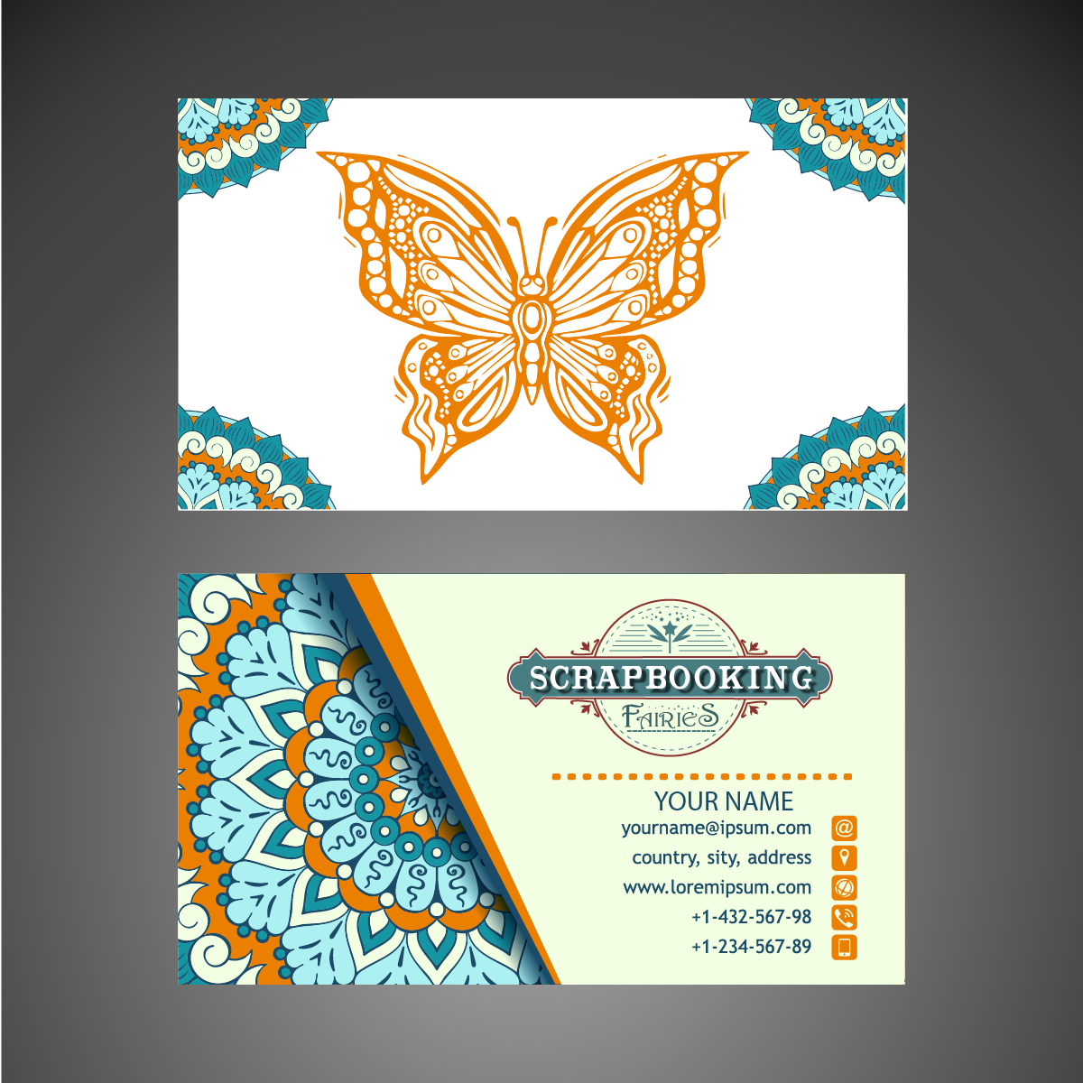 Business Card Design by sakthihsr95 for Scrapbooking Fairies | Design #13287986