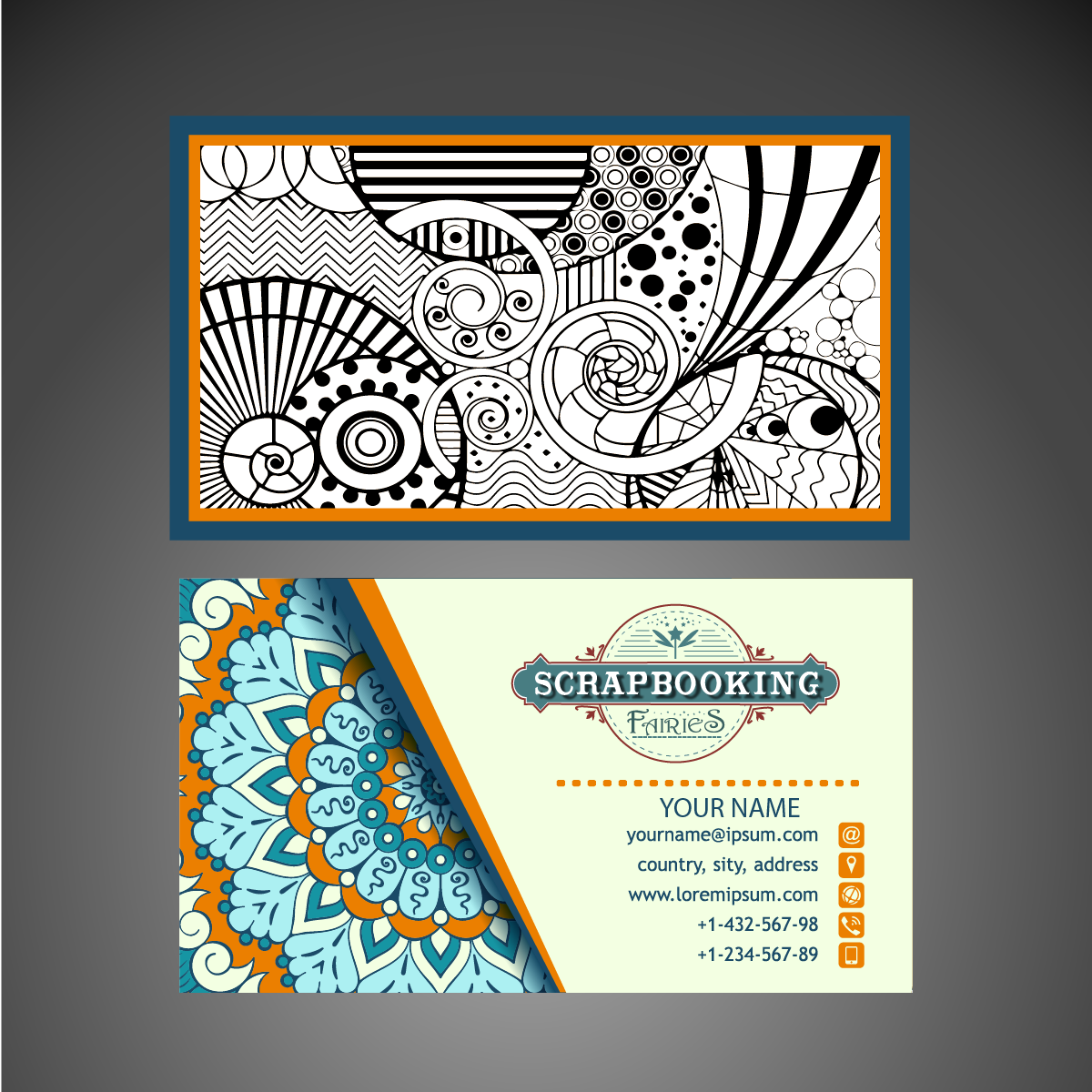 Business Card Design by sakthihsr95 for Scrapbooking Fairies | Design #13298703