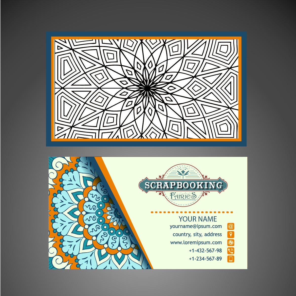 Business Card Design by sakthihsr95 for Scrapbooking Fairies | Design #13298704