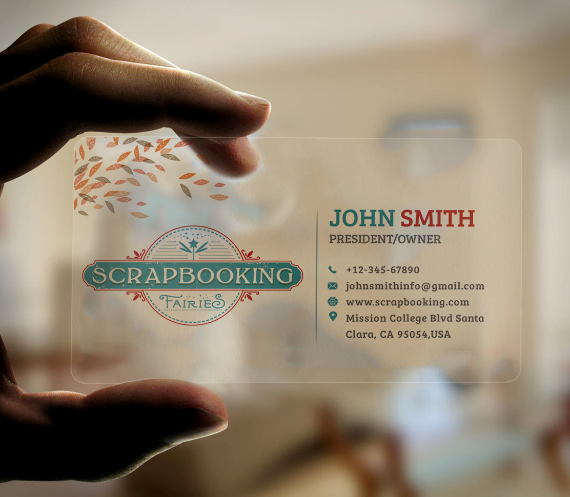 Business Card Design by Graphic Flame for Scrapbooking Fairies | Design #13140534