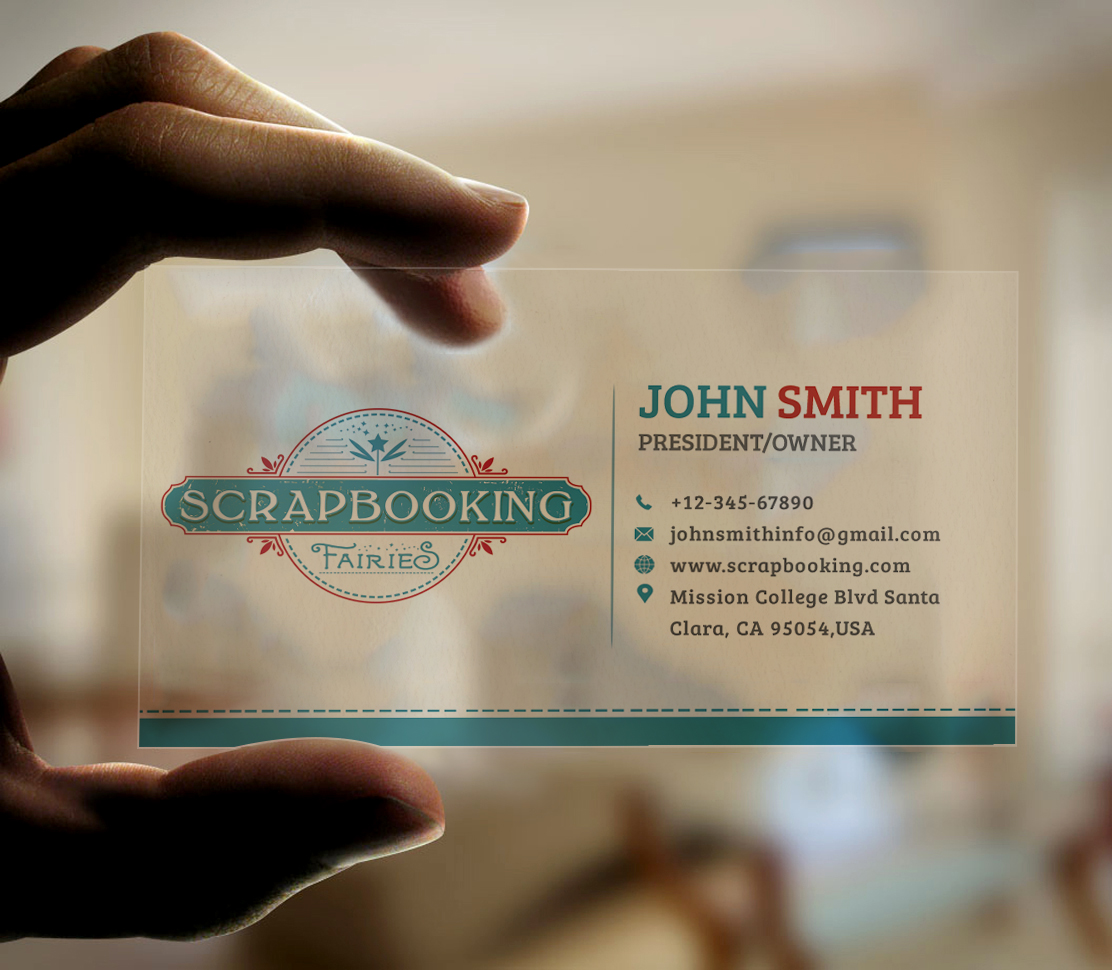 Business Card Design by Graphic Flame for Scrapbooking Fairies | Design #13140536