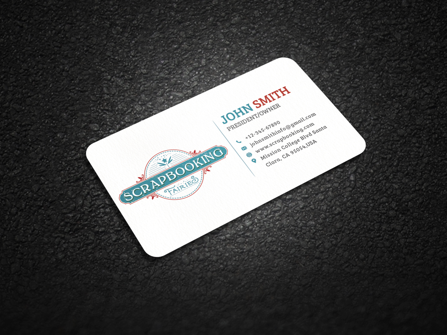 Business Card Design by Graphic Flame for Scrapbooking Fairies | Design #13140537