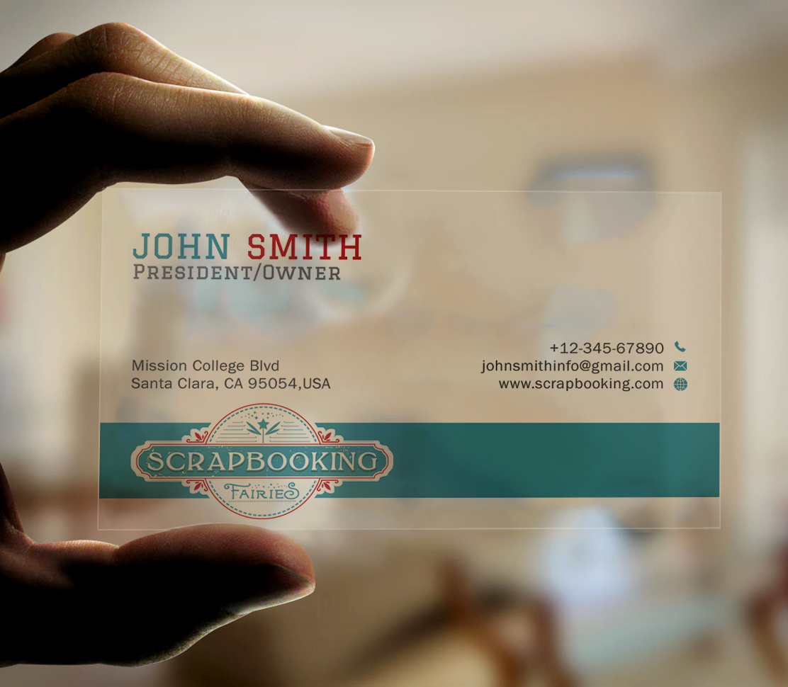 Business Card Design by Graphic Flame for Scrapbooking Fairies | Design #13140549