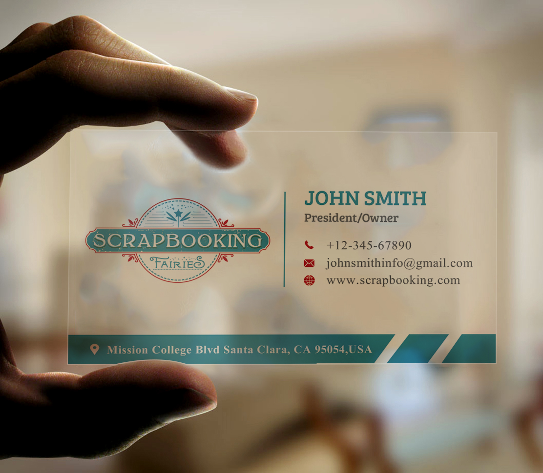 Business Card Design by Graphic Flame for Scrapbooking Fairies | Design #13140552