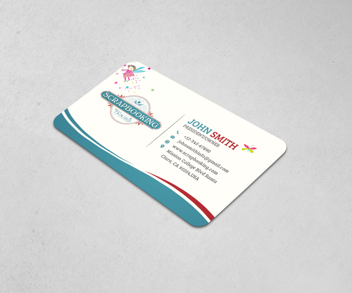 Business Card Design by Graphic Flame for Scrapbooking Fairies | Design #13156591