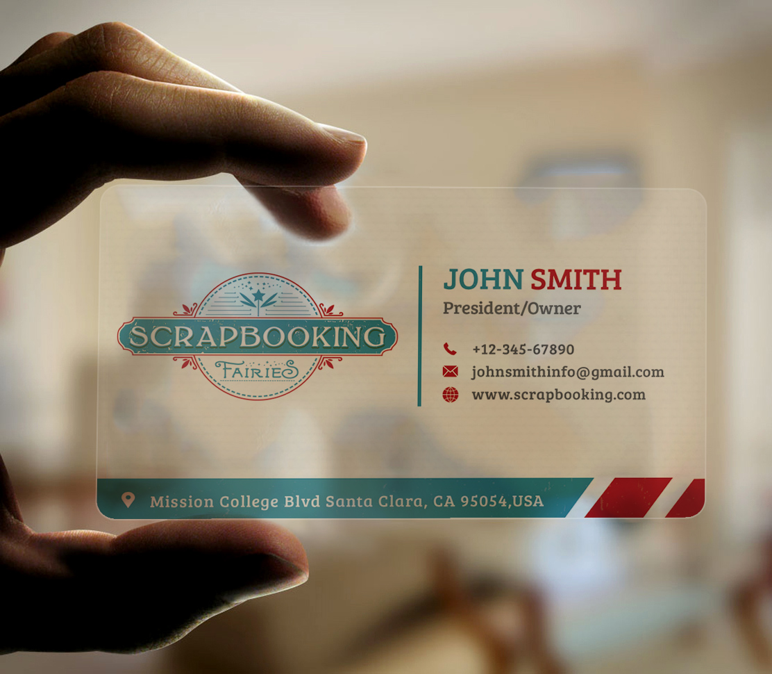 Business Card Design by Graphic Flame for Scrapbooking Fairies | Design #13156592