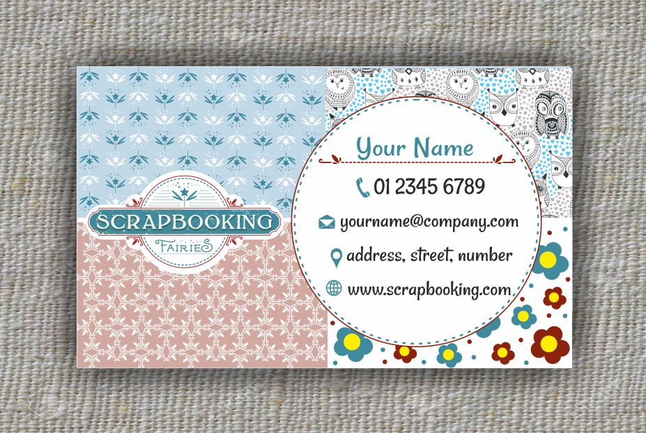 Business Card Design by MagicArtDesigner for Scrapbooking Fairies | Design #13137953