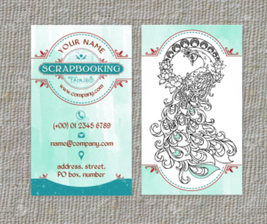 Business Card Design by MagicArtDesigner for Scrapbooking Fairies | Design #13183945