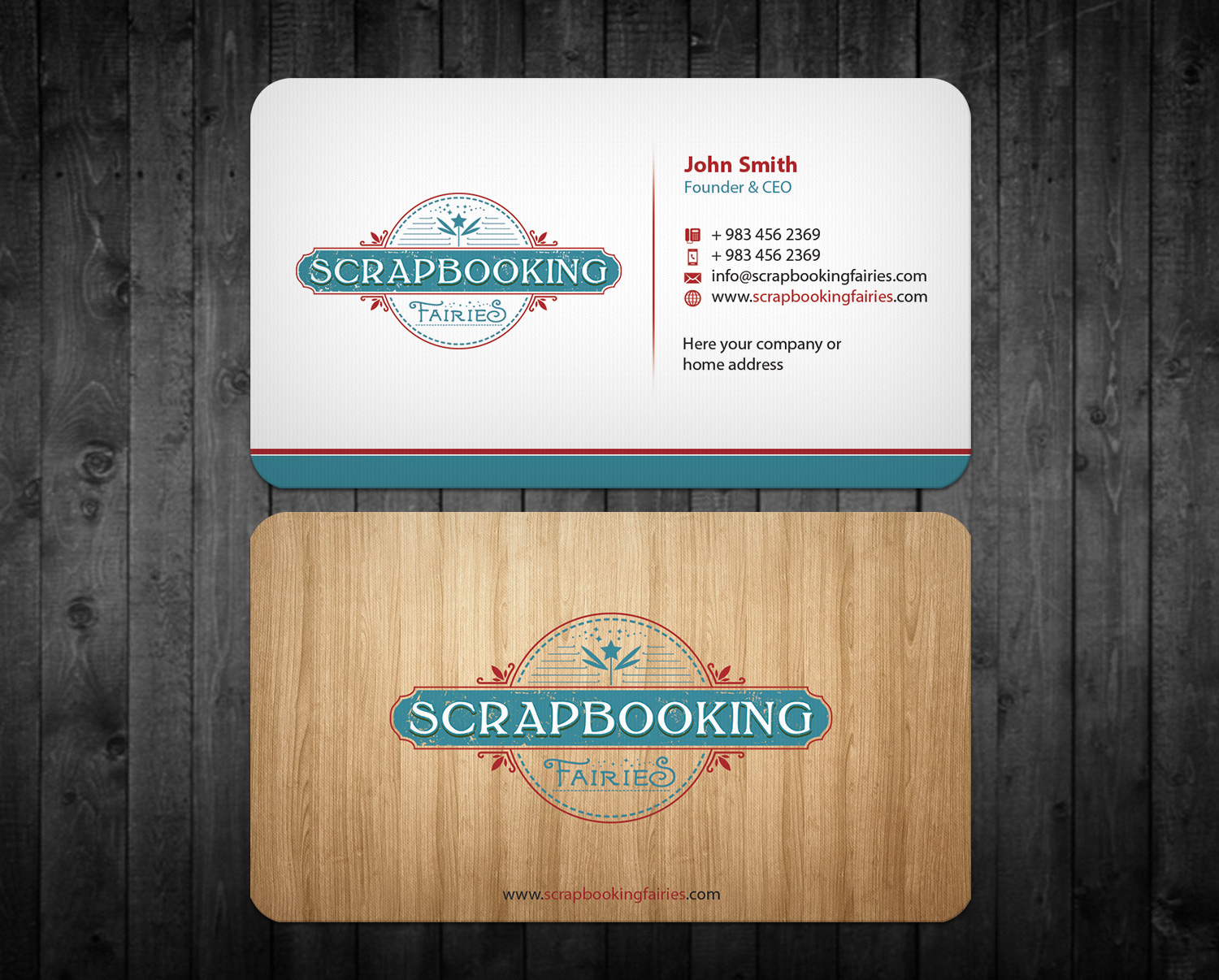 Business Card Design by Cortana for Scrapbooking Fairies | Design #13144745