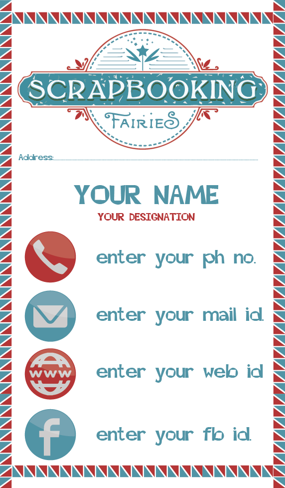 Business Card Design by Noel jose@lamtastudios for Scrapbooking Fairies | Design #13135792
