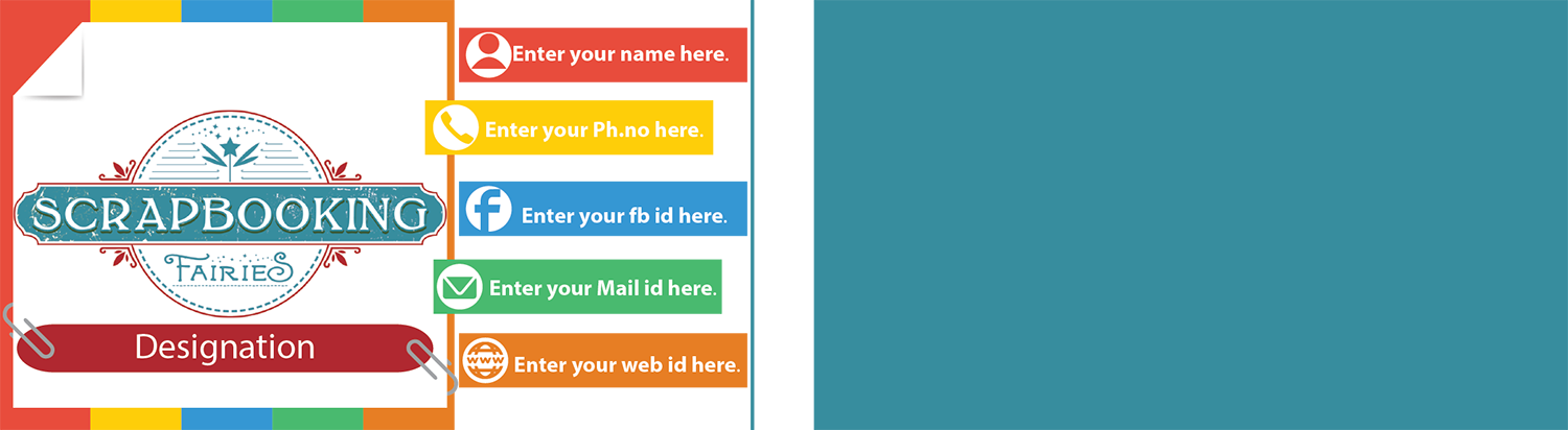 Business Card Design by Noel jose@lamtastudios for Scrapbooking Fairies | Design #13145839