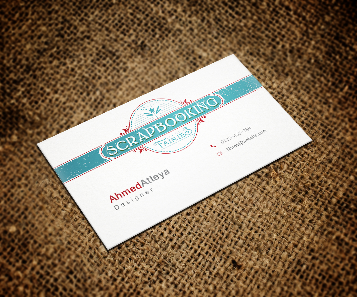 Business Card Design by a7mddz for Scrapbooking Fairies | Design #13147395