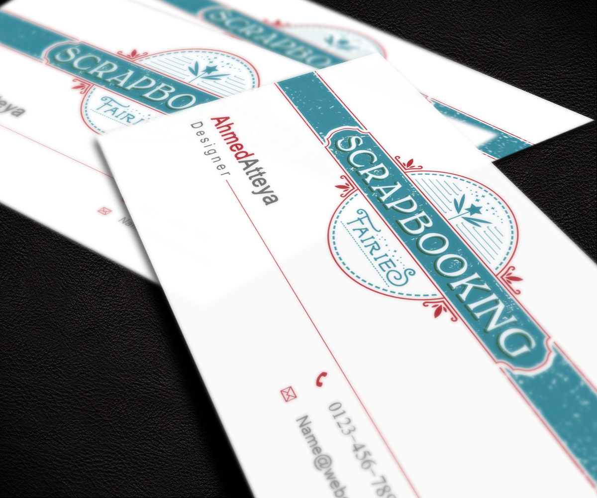 Design de Carte de Visite par a7mddz pour Scrapbooking Fairies | Design #13147399