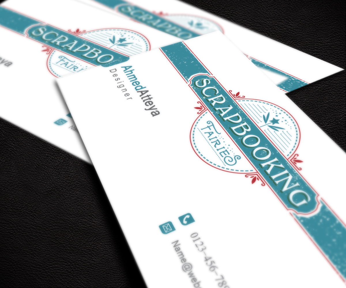 Design de Carte de Visite par a7mddz pour Scrapbooking Fairies | Design #13147507