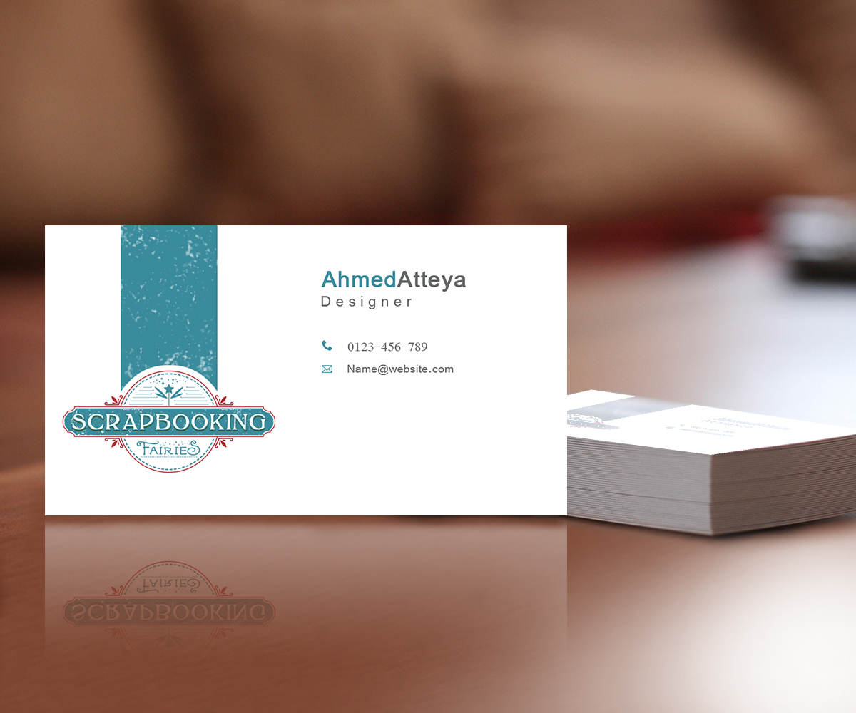 Business Card Design by a7mddz for Scrapbooking Fairies | Design #13147508