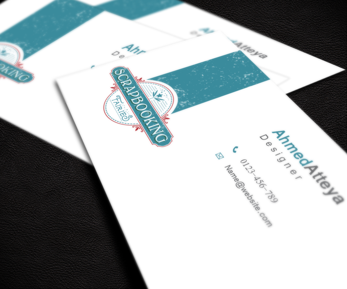 Business Card Design by a7mddz for Scrapbooking Fairies | Design #13147509