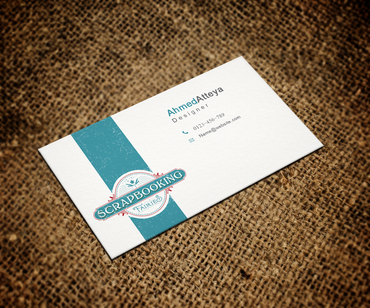 Design de Carte de Visite par a7mddz pour Scrapbooking Fairies | Design #13147594