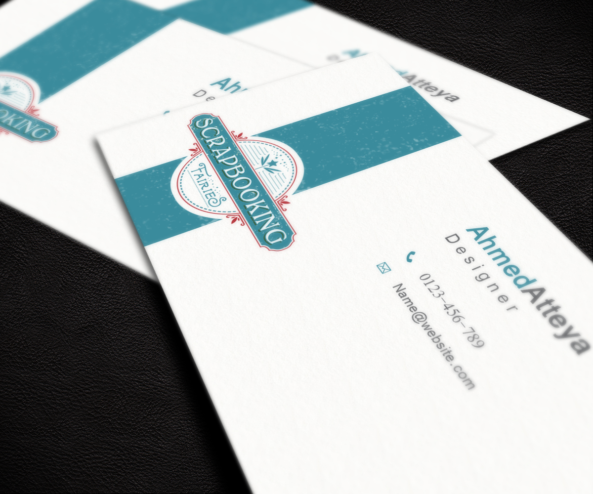 Design de Carte de Visite par a7mddz pour Scrapbooking Fairies | Design #13147596