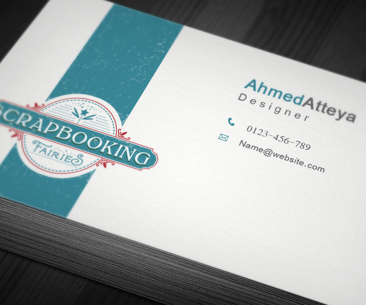 Design de Carte de Visite par a7mddz pour Scrapbooking Fairies | Design #13147599
