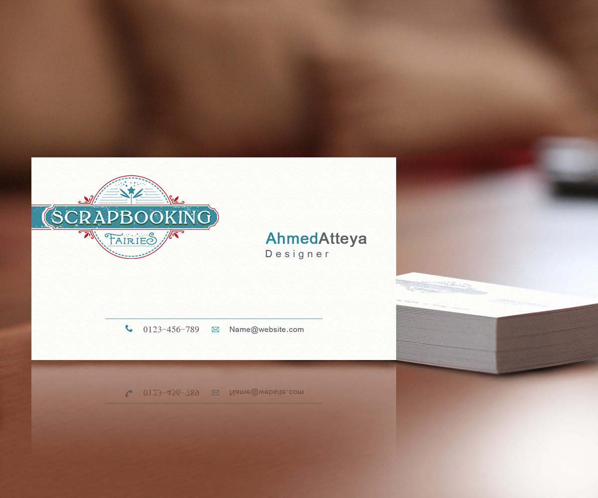 Design de Carte de Visite par a7mddz pour Scrapbooking Fairies | Design #13148222