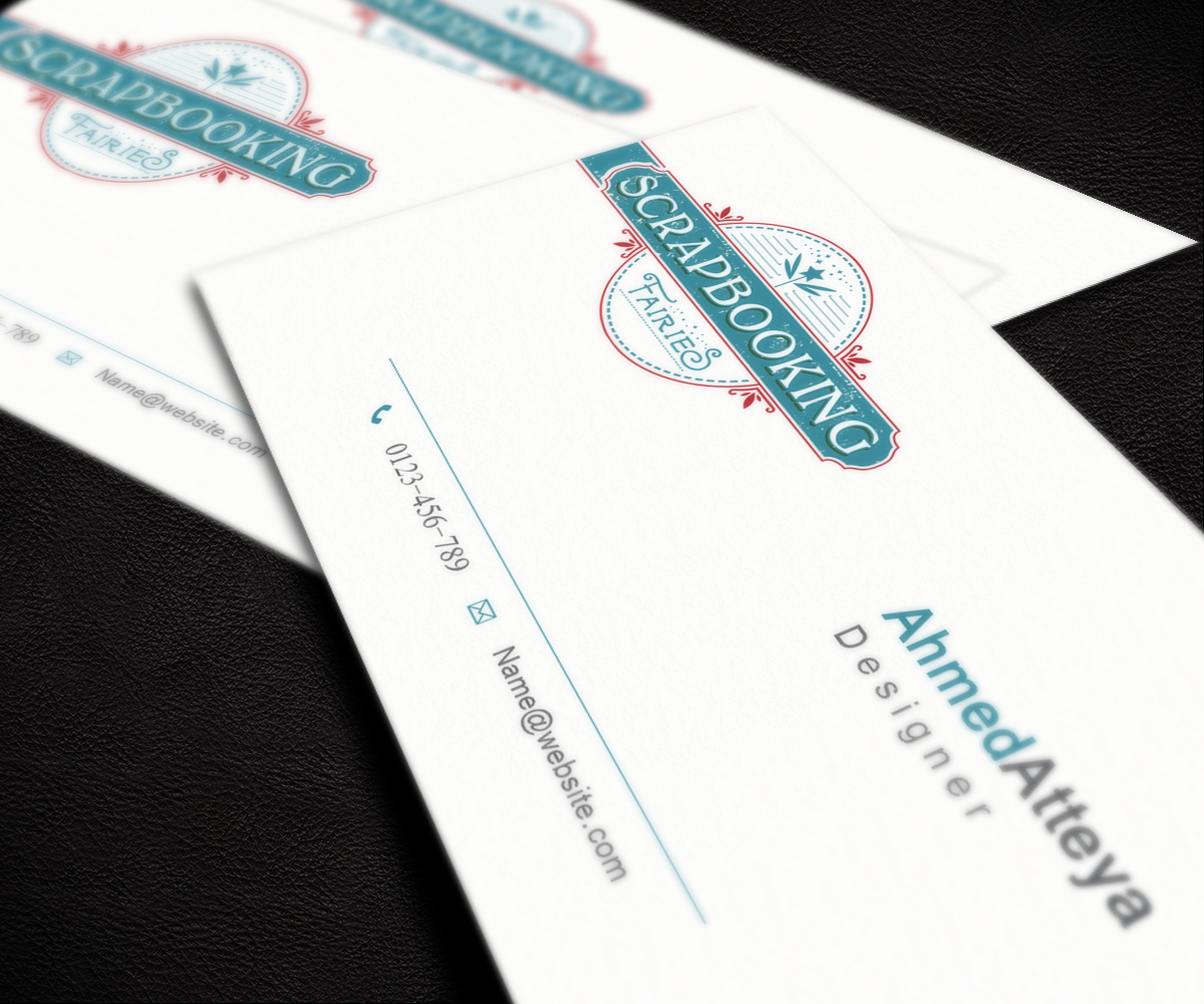 Design de Carte de Visite par a7mddz pour Scrapbooking Fairies | Design #13148223