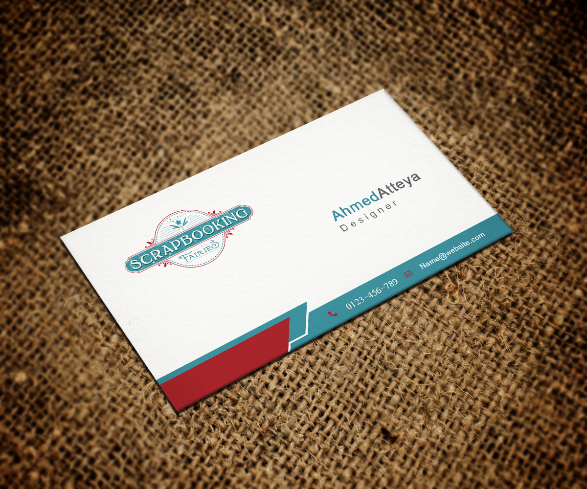 Design de Carte de Visite par a7mddz pour Scrapbooking Fairies | Design #13151509