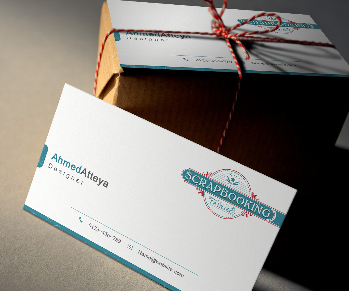 Business Card Design by a7mddz for Scrapbooking Fairies | Design #13151510