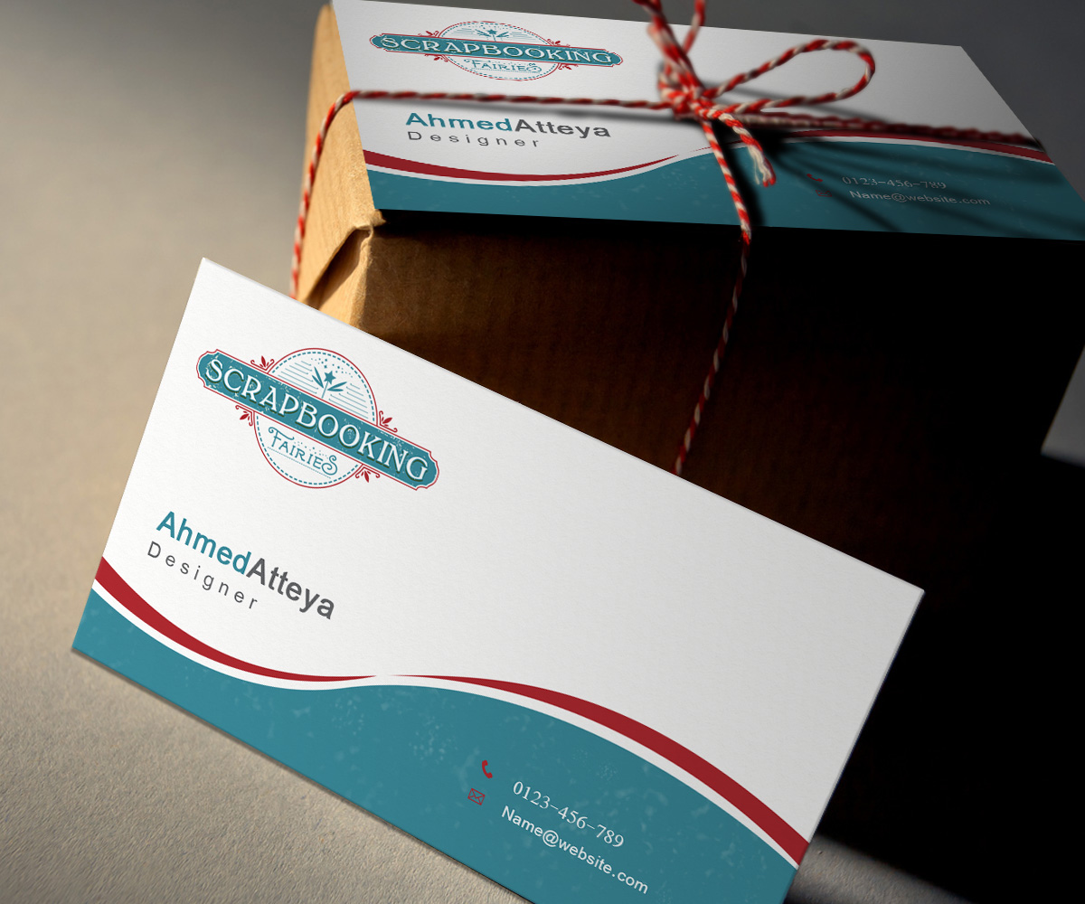 Design de Carte de Visite par a7mddz pour Scrapbooking Fairies | Design #13151511