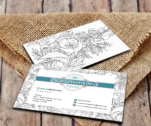 Business Card Design by a7mddz for Scrapbooking Fairies | Design: #13185470
