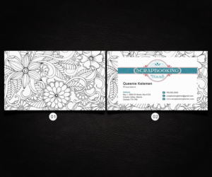 Business Card Design by a7mddz for Scrapbooking Fairies | Design: #13186988