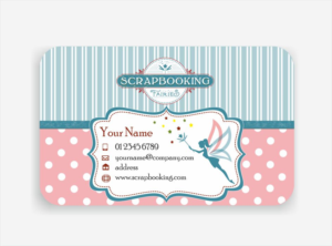 Diseño de Tarjeta de Presentación por IneseRo para Scrapbooking Fairies | Diseño: #13140511