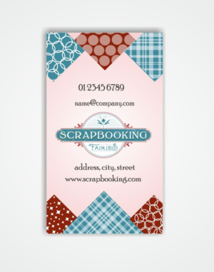 Visitenkarten-Design von IneseRo für Scrapbooking Fairies | Design: #13141581