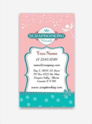 Diseño de Tarjeta de Presentación por IneseRo para Scrapbooking Fairies | Diseño: #13151916