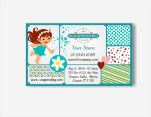 Diseño de Tarjeta de Presentación por IneseRo para Scrapbooking Fairies | Diseño: #13153090