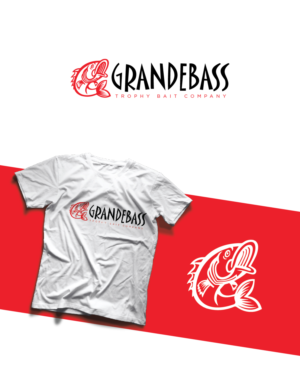 Logo Design by highmaxlogodesigns for GRANDEBASS - Trophy Bait Company | Design: #13629814