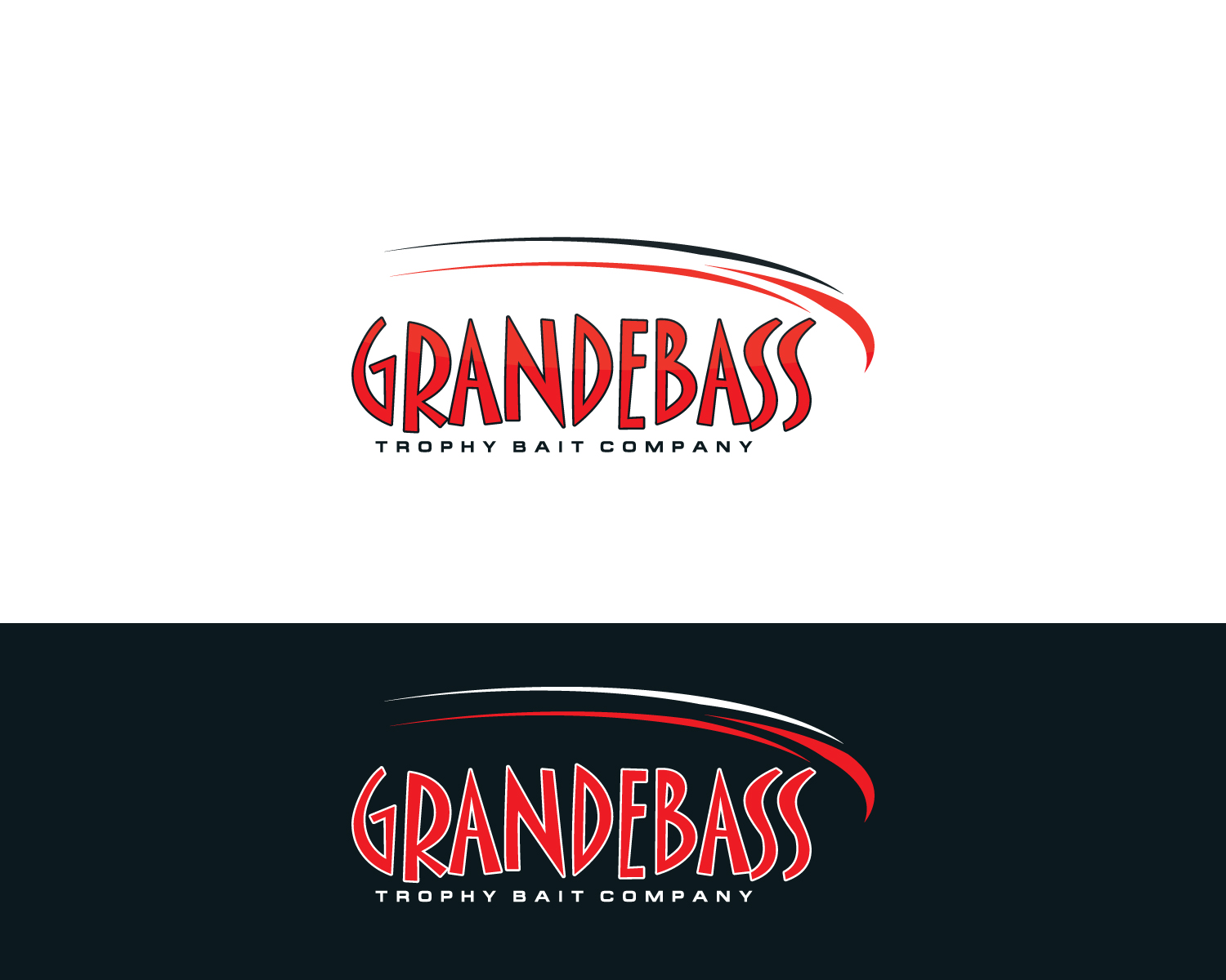Logo Design by Atec for GRANDEBASS - Trophy Bait Company | Design #13640369