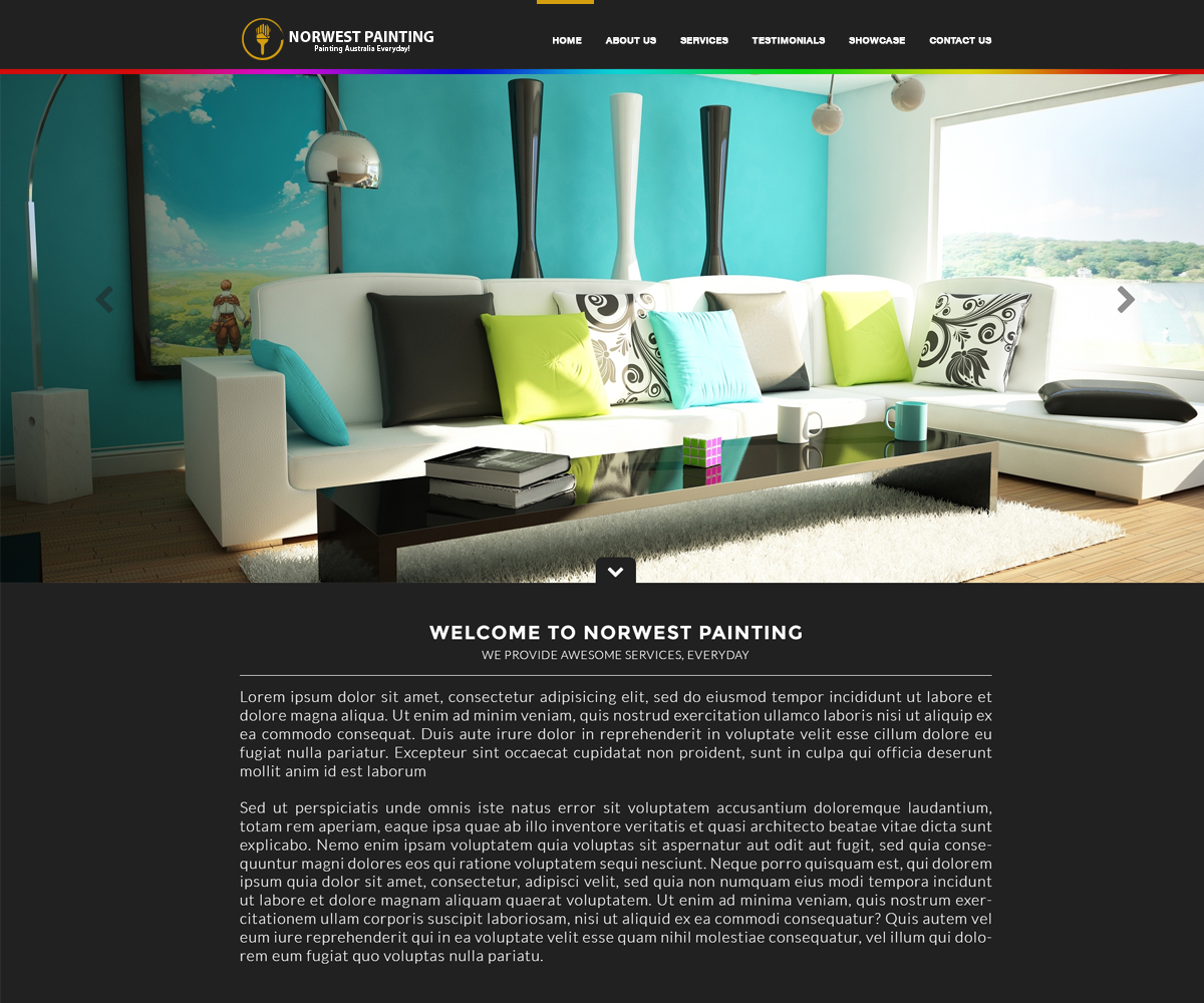 Web Design by Freddwood for Norwest Painting | Design #2484305