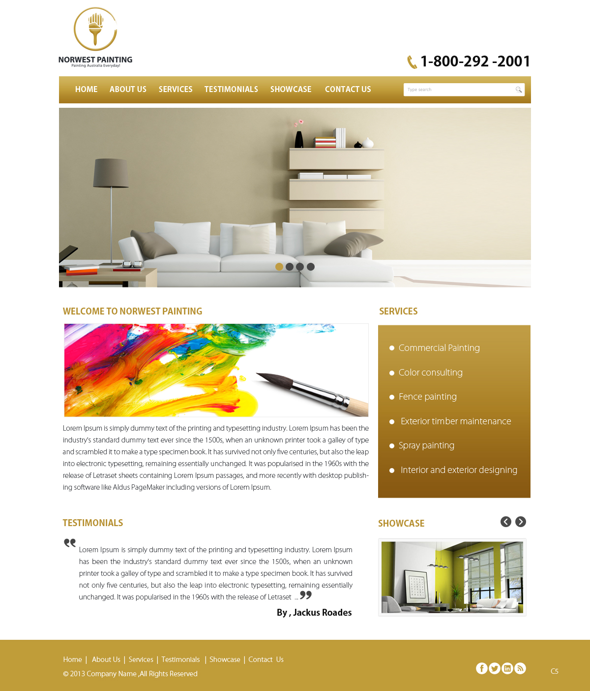 Web Design by pb for Norwest Painting | Design #2461580