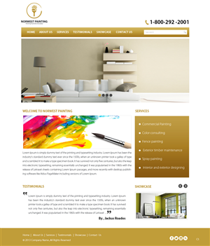 Web Design by pb for Norwest Painting | Design: #2461580