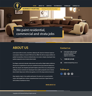Web Design by Alex D for Norwest Painting | Design: #2460544
